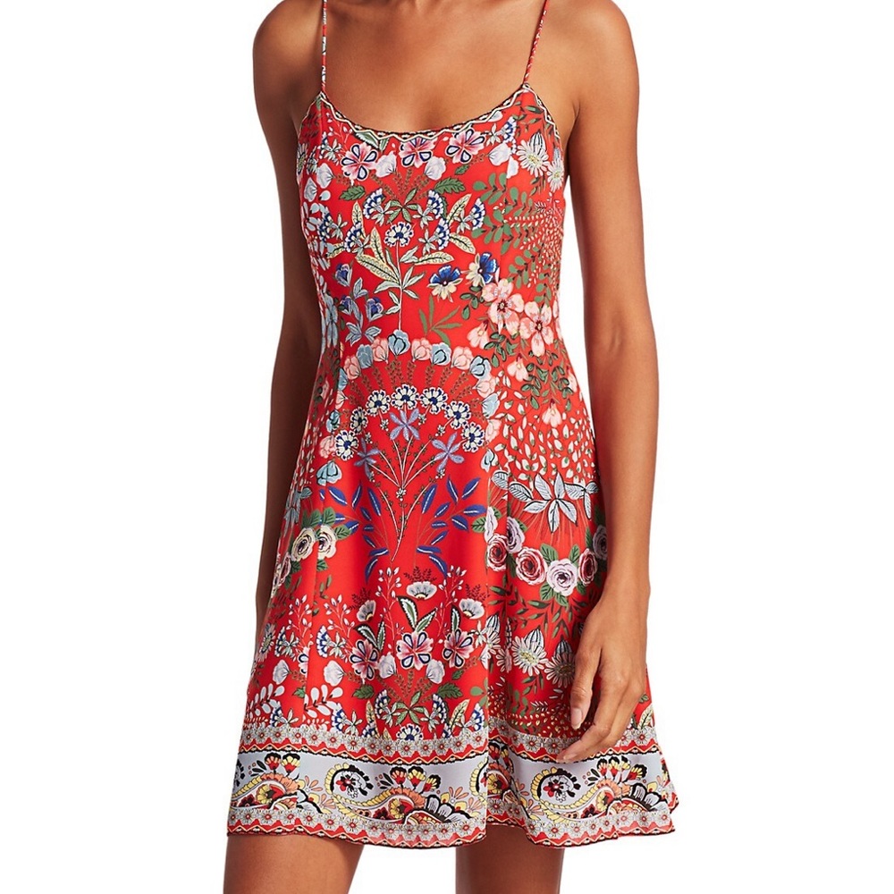 Alice and Olivia Ira A-Line Mini Dress